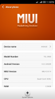 TCL S950 idol x MIUI