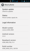 Lenovo A390 MT6577