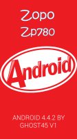 New KitKat Rom V1 for zp780 By Ghost45