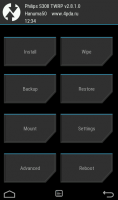 TWRP 2.8.1.0 Philips S308 KK