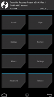 TWRP a830 TWRP a830