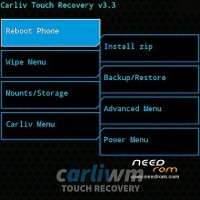 Recovery Carliv Touch CWM
