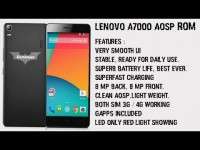 ROM ANDROID AOSP LENOVO A7000 Greek developer!