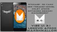 Lenovo A7000 Vibe UI 3.1 Marshmallow 6.0 With Primary As SD Storage