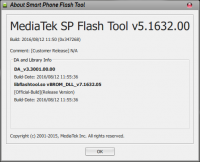 SP Flash Tool v5.1636