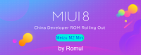 MIUI8 Meizu M2 Mini
