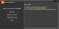 Xiaomi Mi Account Unlock Tool