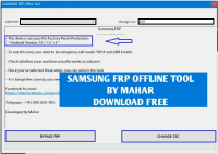 SAMSUNG FRP OFFINE TOOL V1.0 SAMSUNG FRP OFFINE TOOL V1.0
