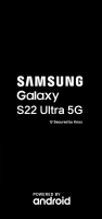 SAMSUNG GALAXY S22 ULTRA 5G (Unofficial)