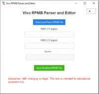 Vivo Service RPMB Parser and Editor v1.0 Vivo Service RPMB Parser and Editor v1.0