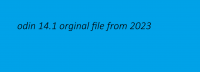 official odin 14.1 official odin 14.1