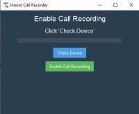 HONOR ENABLE CALL RECORDING